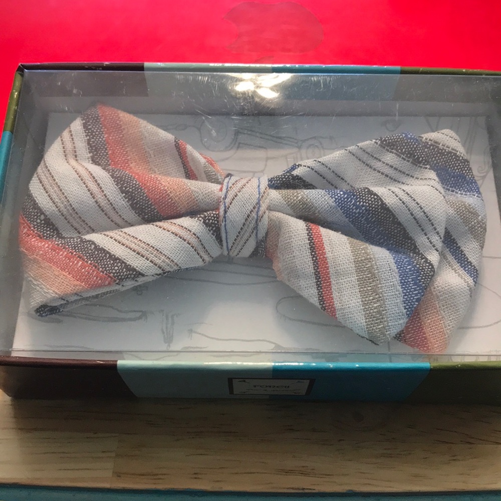 NEW Boys striped bow tie, adjustable